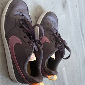 Nike Brown and Pink Sneakers